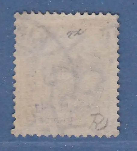 Island 1892  Freimarke 100 Aurar braun/lila Mi.-Nr. 17A gestempelt