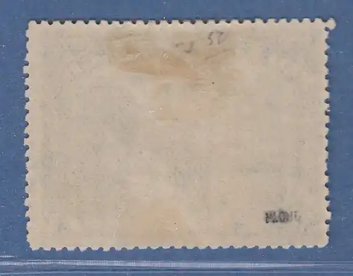 Belgien 1915 Freimarke 5 Fr. mit Inschrift FRANKEN Mi-Nr. 127 A sauber ungebr. *