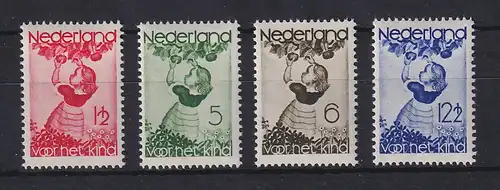 Niederlande 1935 Voor het Kind Mi.-Nr. 287-290 Satz kpl. ungebraucht *