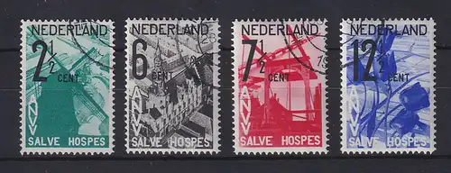 Niederlande 1932 Verein für Fremdenverkehr Mi.-Nr. 249-52 Satz kpl. O