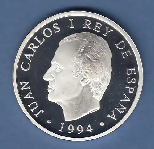 Spanien 1994 Silbermünze ENDANGERED WILDLIFE Reiher 2000Ptas PP