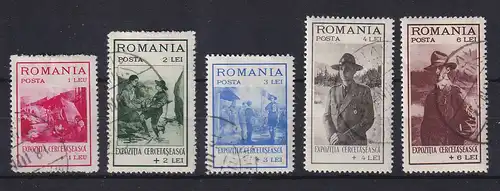 Rumänien 1931 Pfadfinder-Ausstellung  Mi.-Nr. 413-417 Satz kpl. O