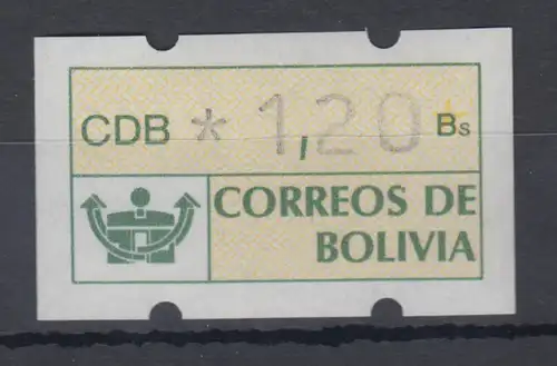 Bolivien / Bolivia ATM Wert 120 ** 