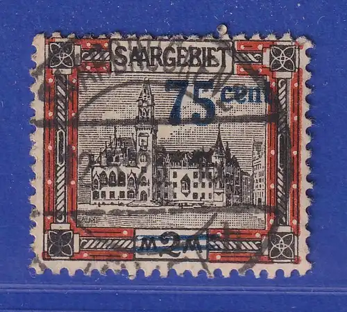 Saar 1921 Mi.-Nr. 79 A II bessere Farbe gestempelt gpr. NEY BPP