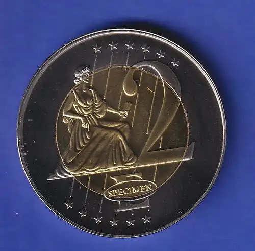 Medaille sog. Euro-Probe SPECIMEN Papst Benerdikt XVI. 