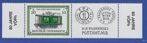 Österreich 2001 Sonderm. Tag der Briefmarke Eisenbahn Bahnpostwagen Mi.-Nr. 2345