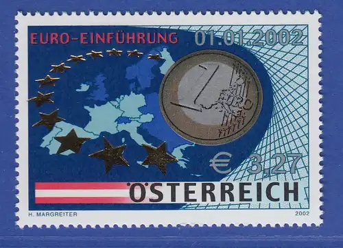 Österreich 2002 Sondermarke Einführung der Euro-Währung Mi.-Nr. 2368