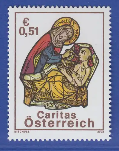 Österreich 2002 Sondermarke Caritas Hl. Maria von Thüringen Mi.-Nr. 2375