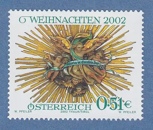 Österreich 2002 Sondermarke Weihnachten Mi.-Nr. 2401