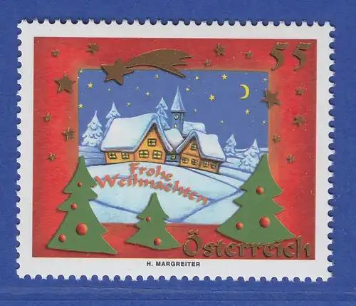 Österreich 2005 Sondermarke Weihnachten Winterlandschaft  Mi.-Nr. 2563