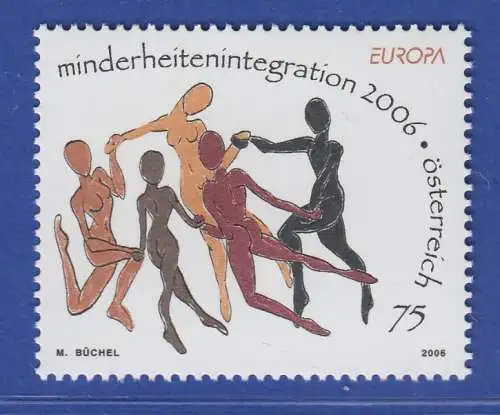 Österreich 2006 Sondermarke Minderheitenintegration  Mi.-Nr. 2605