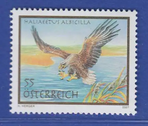 Österreich 2007 Sondermarke Seeadler Haliaeetus Albicilla  Mi.-Nr. 2683