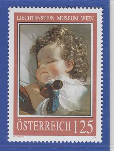 Österreich 2008 Sondermarke Lichtenstein Museum Wien  Mi.-Nr. 2720
