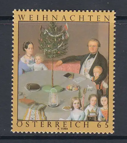 Österreich 2008 Sondermarke Weihnachten der erste Christbaum Mi.-Nr. 2783