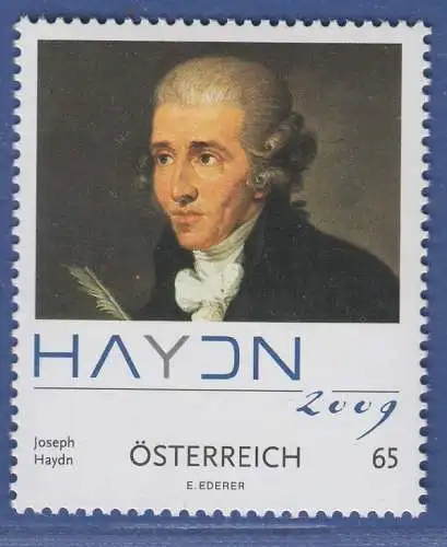 Österreich 2009 Sondermarke Komponist Joseph Haydn  Mi.-Nr. 2799