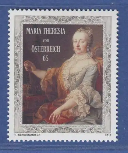 Österreich 2010 Sondermarke Kaiserin Maria Theresia   Mi.-Nr. 2896