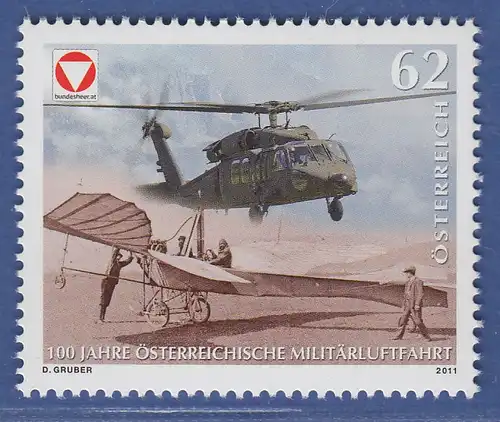 Österreich 2011 Sondermarke Militärluftfahrt  Mi.-Nr. 2943