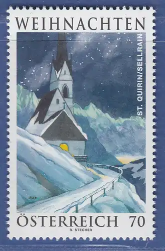 Österreich 2011 Sondermarke Weihnachten St. Quirin Kirche  Mi.-Nr. 2966