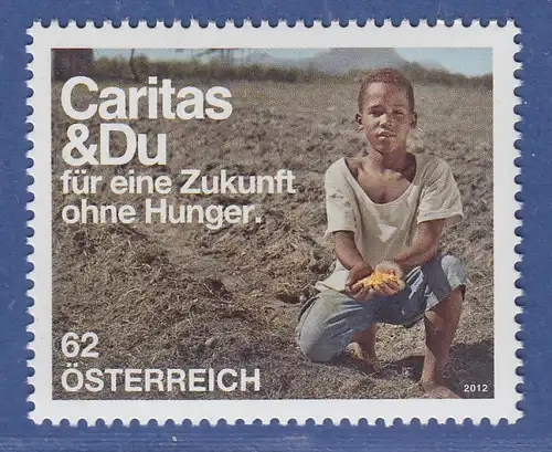 Österreich 2012 Sondermarke Kampagne der Caritas,  Mi.-Nr. 3004