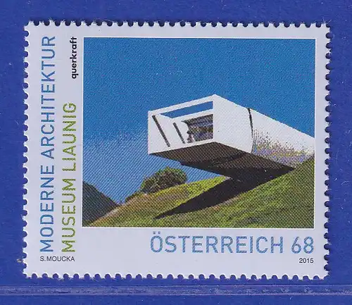 Österreich 2015 Sondermarke Moderne Architektur Museum Liaunig Mi.-Nr. 3210