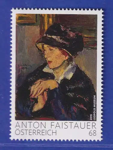 Österreich 2015 Sondermarke Moderne Kunst Gemälde Anton Faistauer Mi.-Nr. 3224