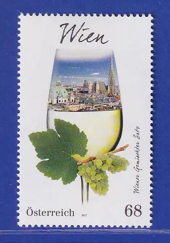 Österreich 2017 Sondermarke Weinregionen Wien Mi.-Nr. 3333