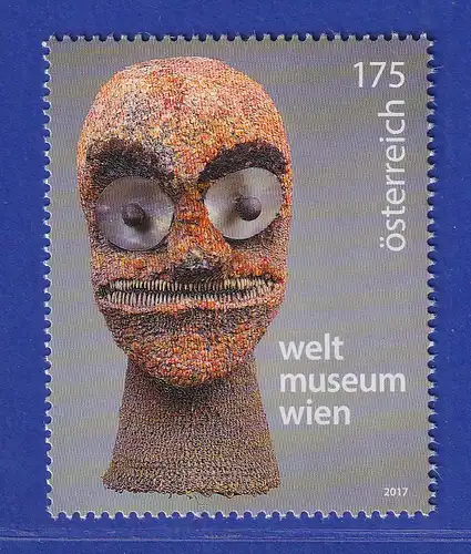 Österreich 2017 Sondermarke Weltmuseum Wien Federbüste Mi.-Nr. 3365