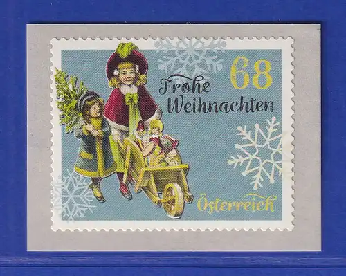 Österreich 2017 Sondermarke Weihnachten Mädchen mit Schubkarren Mi.-Nr. 3373