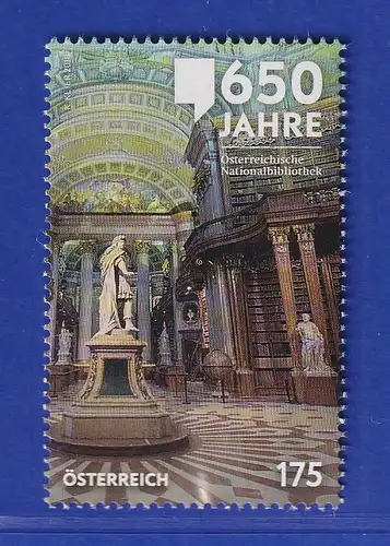 Österreich 2018 Sondermarke Nationalbibliothek Wien Mi.-Nr. 3392