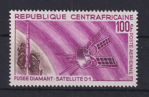 Zentralafrikanische Republik 1966 Start des franz. Satelliten D1 Mi.-Nr. 119 **