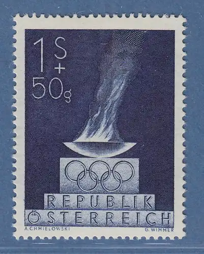 Österreich 1948 Sondermarke Olympische Spiele London Mi.-Nr. 854