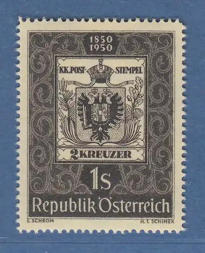 Österreich 1950 Sondermarke 100 Jahre österreichische Briefmarke Mi.-Nr. 950