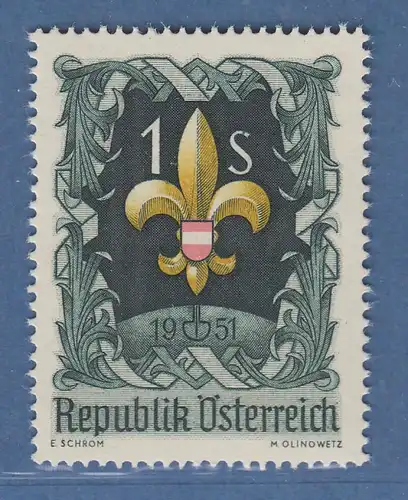 Österreich 1951 Sondermarke Weltpfadfindertreffen Mi.-Nr. 966