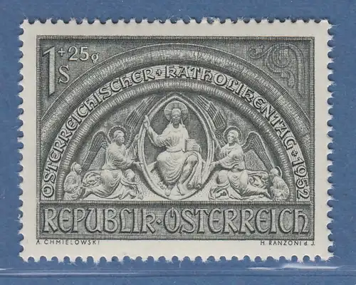 Österreich 1952 Sondermarke Österreichischer Katholikentag, Wien Mi.-Nr. 977