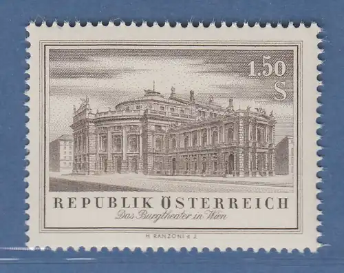 Österreich 1955 Sondermarke Wiedereröffnung des Burgtheaters Mi.-Nr. 1020