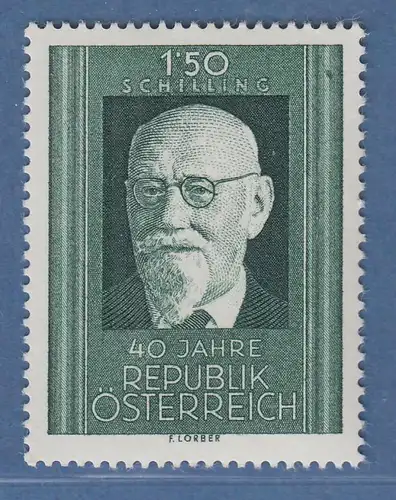 Österreich 1958 Sondermarke 40. Gründungstag d. Republik Österreich Mi.-Nr. 1057