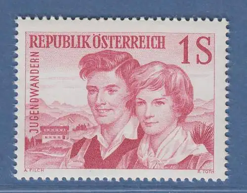 Österreich 1960 Sondermarke Jugendwandern Mi.-Nr. 1076