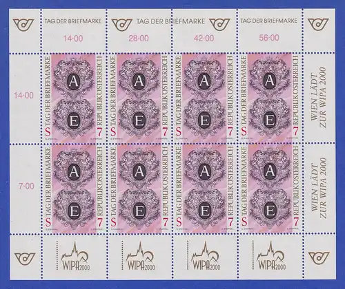 Österreich 1997 Tag der Briefmarke Mi.-Nr. 2220 Kleinbogen **