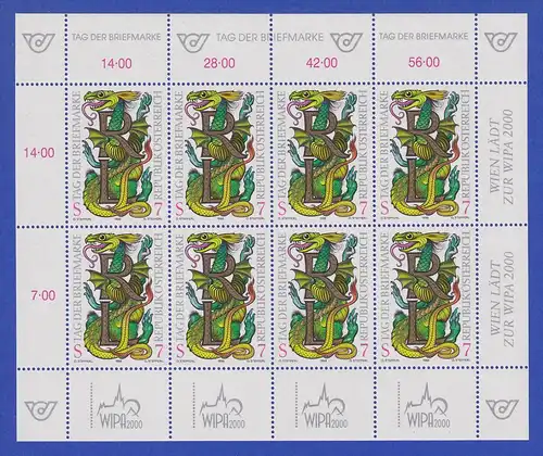 Österreich 1998 Tag der Briefmarke Mi.-Nr. 2260 Kleinbogen **