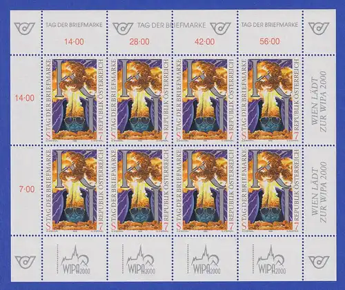 Österreich 1999 Tag der Briefmarke Mi.-Nr. 2289 Kleinbogen **
