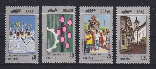 Brasilien 1972 Tourismus  Mi.-Nr. 1304-07 Satz 4 Werte **