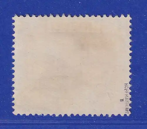 Saar 1923 Mi.-Nr. 100 mit PLF II Rahmen unten rechts offen, gpr. HOFFMANN BPP 