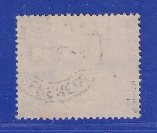Saar 1923 Mi.-Nr. 100 mit PLF I:  rechtes C mit Cedille, O GERSHEIM, gepr. BPP 