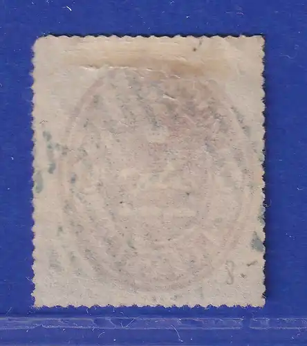 Altdeutschland Braunschweig Mi.-Nr. 18 gestempelt mit blauem Nummern-Stempel 40