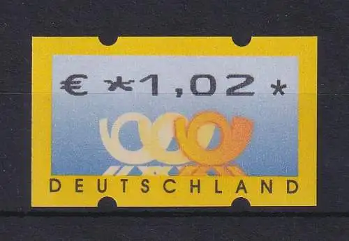 Deutschland ATM Mi.-Nr. 4.1  Wertstufe 1,02  **