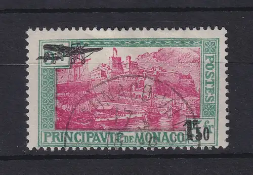 Monaco 1933 Flugpost Mi.-Nr. 137 gestempelt