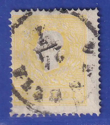 Lombardei 2.Ausgabe Franz Joseph 2Kr. gelb Type II Mi.-Nr. 6 II gest. VENEZIA