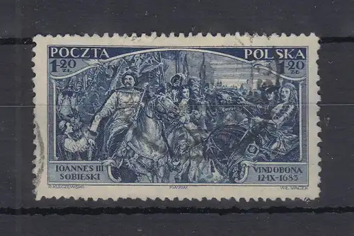 Polen / Polska 1933  Befreiung Wiens (1683) Mi.-Nr. 283 gestempelt 