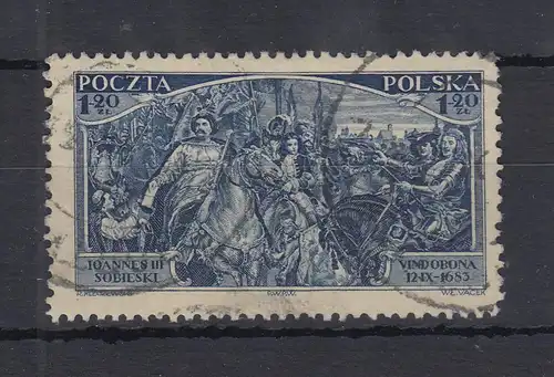 Polen / Polska 1933  Befreiung Wiens (1683) Mi.-Nr. 283 O