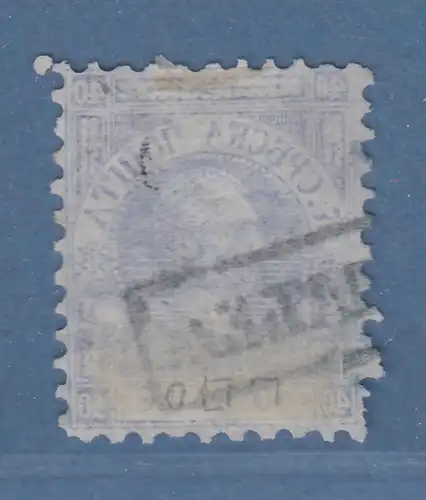 Serbien 1866 Freimarke 40 Pa ultramarin auf Pelure-Papier Mi.-Nr. 6x gestempelt 